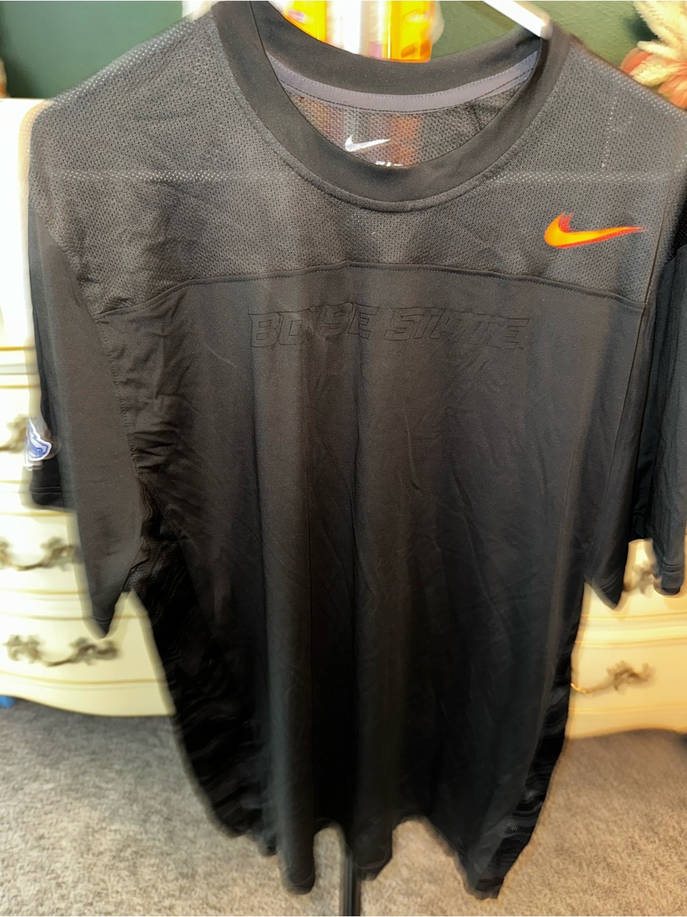 Boise State Nike Men’s Short-Sleeve Athletic Shirt Grey XL